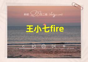 王小七fire