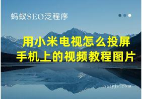 用小米电视怎么投屏手机上的视频教程图片