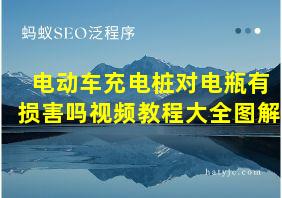 电动车充电桩对电瓶有损害吗视频教程大全图解