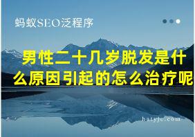 男性二十几岁脱发是什么原因引起的怎么治疗呢