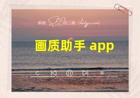 画质助手 app