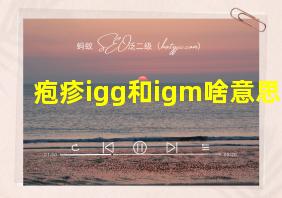 疱疹igg和igm啥意思