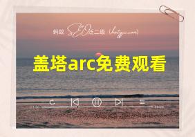 盖塔arc免费观看