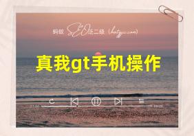 真我gt手机操作