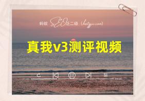 真我v3测评视频