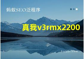 真我v3rmx2200