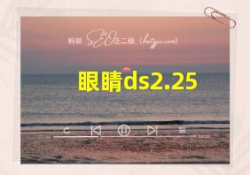 眼睛ds2.25