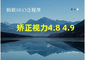 矫正视力4.8 4.9