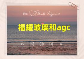 福耀玻璃和agc