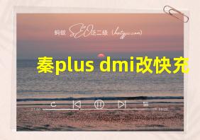 秦plus dmi改快充