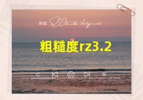 粗糙度rz3.2