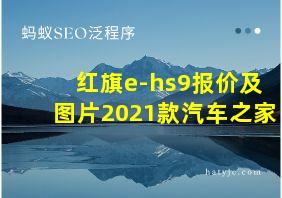 红旗e-hs9报价及图片2021款汽车之家