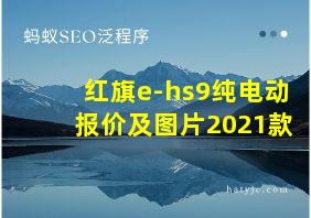 红旗e-hs9纯电动报价及图片2021款