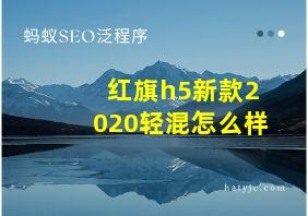 红旗h5新款2020轻混怎么样