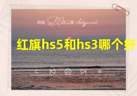 红旗hs5和hs3哪个好