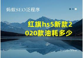 红旗hs5新款2020款油耗多少