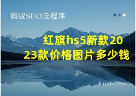 红旗hs5新款2023款价格图片多少钱