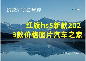 红旗hs5新款2023款价格图片汽车之家