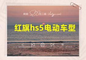 红旗hs5电动车型