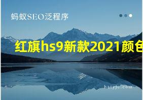 红旗hs9新款2021颜色