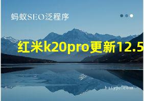 红米k20pro更新12.5.5