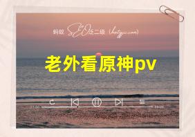 老外看原神pv