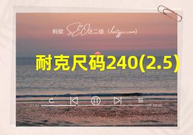 耐克尺码240(2.5)