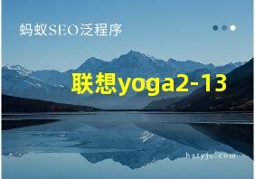 联想yoga2-13