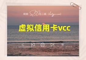 虚拟信用卡vcc