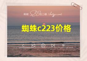 蜘蛛c223价格