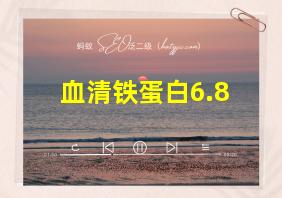 血清铁蛋白6.8