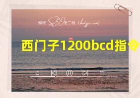 西门子1200bcd指令