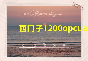 西门子1200opcua