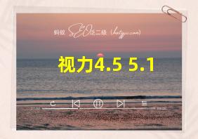 视力4.5 5.1