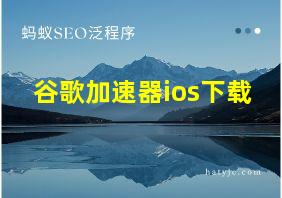 谷歌加速器ios下载