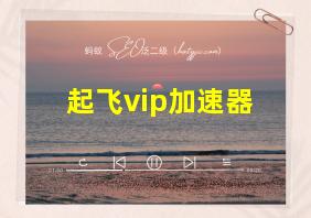 起飞vip加速器