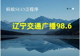 辽宁交通广播98.6