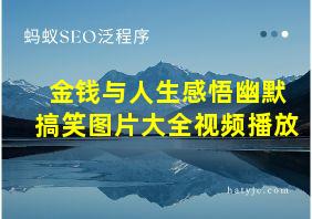 金钱与人生感悟幽默搞笑图片大全视频播放