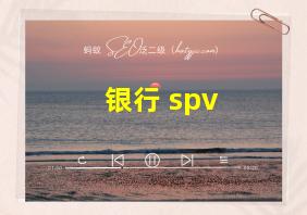 银行 spv