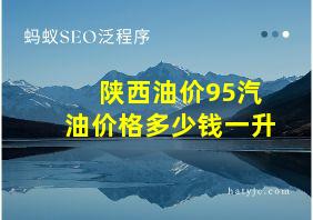 陕西油价95汽油价格多少钱一升