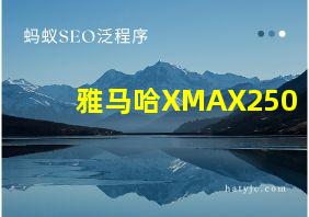 雅马哈XMAX250