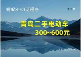 青岛二手电动车300~600元