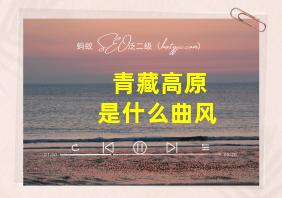 青藏高原是什么曲风