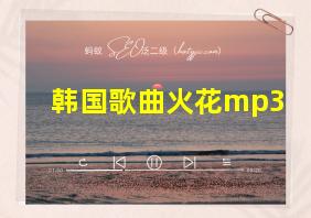 韩国歌曲火花mp3