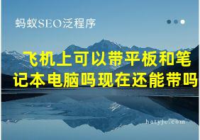 飞机上可以带平板和笔记本电脑吗现在还能带吗