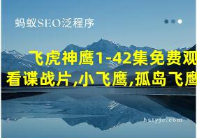 飞虎神鹰1-42集免费观看谍战片,小飞鹰,孤岛飞鹰