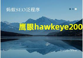 鹰眼hawkeye2000