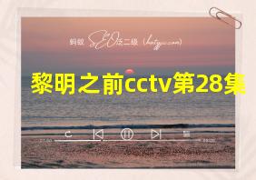 黎明之前cctv第28集