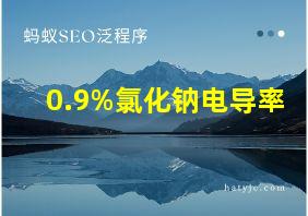 0.9%氯化钠电导率