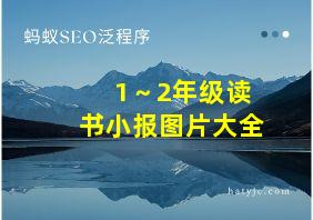 1～2年级读书小报图片大全